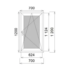 Окно VEKA SoftLine 70 Лам. наруж.