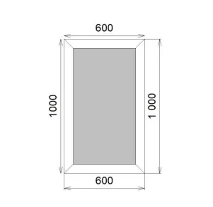 Окно ПВХ VEKA SoftLine 70 0. Каш. наруж.