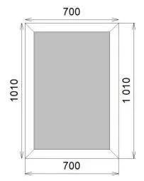 Окно ПВХ VEKA SoftLine 70 Наружная ламинация